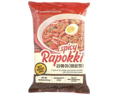 Nongshim, Spicy Rapokki, 14.6 oz (414 g)
