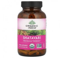 Organic India, Shatavari, 180 Vegetarian Caps (400 mg per Capsule)