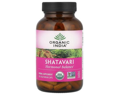 Organic India, Shatavari, 180 Vegetarian Caps (400 mg per Capsule)