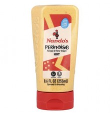 NANDO'S, Perinaise, Tangy & Fiery Mayo, Hot, 8.6 fl oz (255 ml)