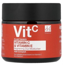 Dr. Botanicals, Vitamin C & Vitamin E, Brightening Duo Moisturizer, 2 fl oz (60 ml)
