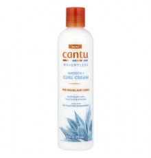 Cantu, Weightless, Smooth + Curl Cream, For Waves and Curls, 10 fl oz (295 ml)