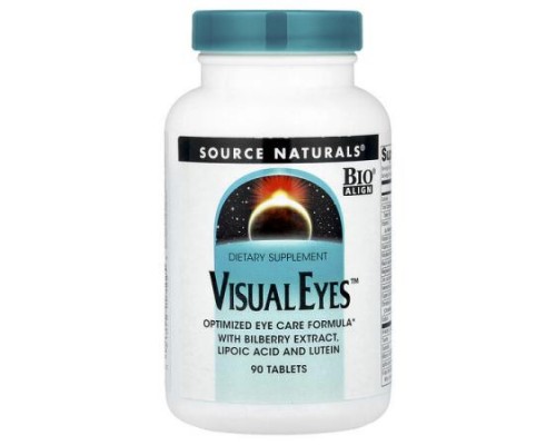 Source Naturals, Visual Eyes®, 90 Tablets Source Naturals, Visual Eyes®, 90 Tablets
