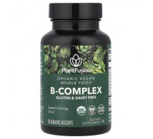PlantFusion, Organic Vegan B-Complex, 30 Organic VegCaps