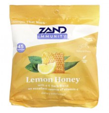 Zand, Immunity™, Lemon Honey Lozenges, 45 Lozenges