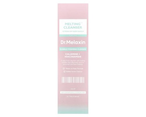 Dr.Melaxin, Melting Cleanser, Bubble Foaming Cleanser, All Type of Skin, 5.07 fl oz (150 ml) Dr.Melaxin, Melting Cleanser, Bubble Foaming Cleanser, All Type of Skin, 5.07 fl oz (150 ml)