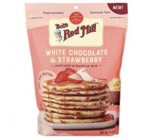 Bob's Red Mill, White Chocolate & Strawberry Pancake & Waffle Mix, 20 oz (567 g)