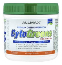 ALLMAX, CytoGreens®, Premium Green Superfood For Athletes, Orange Vanilla, 11.11 oz (315 g)