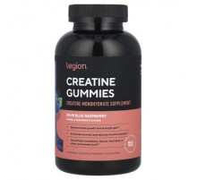 Legion Athletics, Creatine Gummies, Sour Blue Raspberry, 150 Gummies