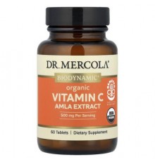 Dr. Mercola, Organic Vitamin C, Amla Extract, 60 Tablets