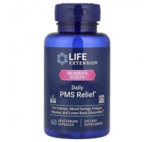 Life Extension, Women's Health, Daily PMS Relief, 60 Vegetarian Capsules