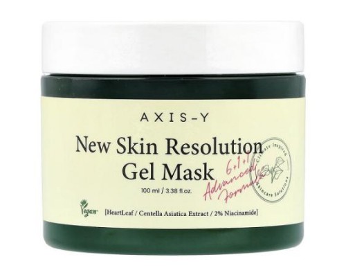 Axis-Y, New Skin Resolution Gel Beauty Mask , 3.38 fl oz (100 ml) Axis-Y, New Skin Resolution Gel Beauty Mask , 3.38 fl oz (100 ml)