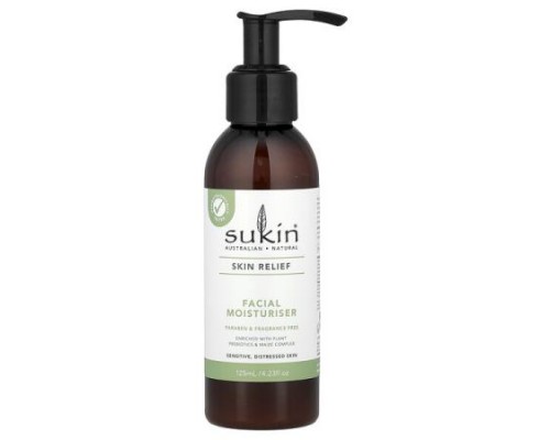 Sukin, Skin Relief, Facial Moisturiser, Sensitive, Distressed Skin, Fragrance Free, 4.23 fl oz (125 ml) Sukin, Skin Relief, Facial Moisturiser, Sensitive, Distressed Skin, Fragrance Free, 4.23 fl oz (125 ml)