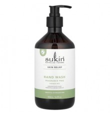 Sukin, Skin Relief, Hand Wash, Sensitive, Distressed Skin, Fragrance Free, 16.9 fl oz (500 ml)
