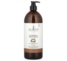 Sukin, Botanical Body Wash, All Skin Types, Coconut Bliss, 33.82 fl oz (1 l)