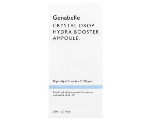 Genabelle, Crystal Drop Hydra Boost Ampoule , 1.01 fl oz (30 ml) Genabelle, Crystal Drop Hydra Boost Ampoule , 1.01 fl oz (30 ml)