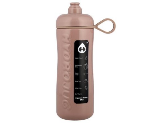 HydroJug, Squeeze Bottle, Mauve, 27 oz