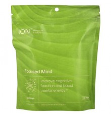 ION Intelligence of Nature, Focused Mind, Matcha, 20 Pack, 0.13 oz (3.8 g) Each