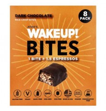 Jesse's WAKEUP!, Rice Crisp Bites, Dark Chocolate, 8 Pack, 0.53 oz (15 g) Each