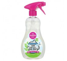 Dapple Baby, Foaming Bottle & Dish Spray, Fragrance Free, 16.9 fl oz (500 ml)