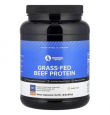 Designs For Health, Designs For Sport®, Grass-Fed Beef Protein, Vanilla, 1.8 lbs (810 g)