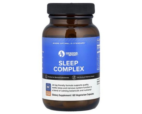 Designs For Health, Sleep Complex, 60 Vegetarian Capsules