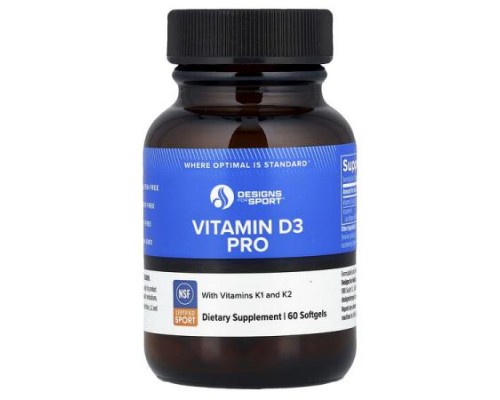 Designs For Health, Designs For Sport®, Vitamin D3 Pro, 60 Softgels