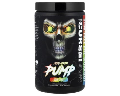 JNX Sports, Stim-Free Pump, Pre-Workout, Sour Candy, 20.4 oz (580 g) JNX Sports, Stim-Free Pump, Pre-Workout, Sour Candy, 20.4 oz (580 g)