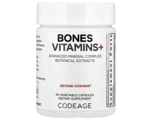 Codeage, Bones Vitamins+, 90 Vegetable Capsules