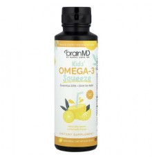 BrainMD, Kids Omega-3 Squeeze, Lemonade, 8 oz (227 g) (Discontinued Item)