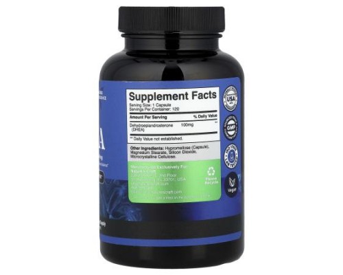 Nature's Craft, DHEA, 100 mg, 120 Capsules Nature's Craft, DHEA, 100 mg, 120 Capsules
