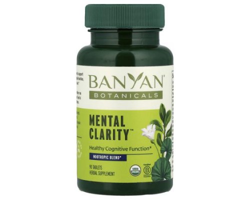 Banyan Botanicals, Mental Clarity™, 90 Tablets Banyan Botanicals, Mental Clarity™, 90 Tablets
