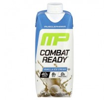 MusclePharm, Combat Ready™ Protein Shake, Vanilla Ice Cream, 17 fl oz (500 ml)