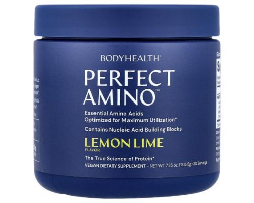 BodyHealth, Perfect Amino™, Lemon Lime, 7.25 oz (205.5 g) BodyHealth, Perfect Amino™, Lemon Lime, 7.25 oz (205.5 g)