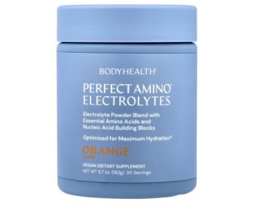 BodyHealth, Perfect Amino® Electrolytes, Orange, 5.7 oz (162 g) BodyHealth, Perfect Amino® Electrolytes, Orange, 5.7 oz (162 g)