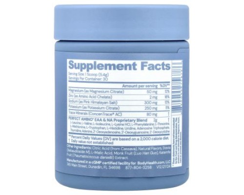 BodyHealth, Perfect Amino® Electrolytes, Orange, 5.7 oz (162 g) BodyHealth, Perfect Amino® Electrolytes, Orange, 5.7 oz (162 g)