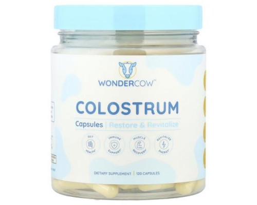 Wondercow, Colostrum , 120 Capsules