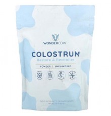 Wondercow, Colostrum Powder, Unflavored, 30 Packets, 0.07 oz (2 g) Each