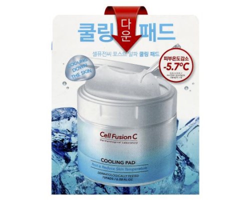 Cell Fusion C, Cooling Pad, 70 Pads, 6.08 fl oz (180 ml) Cell Fusion C, Cooling Pad, 70 Pads, 6.08 fl oz (180 ml)