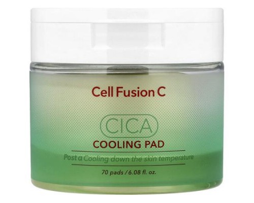 Cell Fusion C, Cica Cooling Pad, 70 Pads, 6.08 fl oz (180 ml) Cell Fusion C, Cica Cooling Pad, 70 Pads, 6.08 fl oz (180 ml)