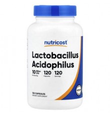 Nutricost, Lactobacillus Acidophilus, 50 mg (10 Billion CFU), 120 Capsules