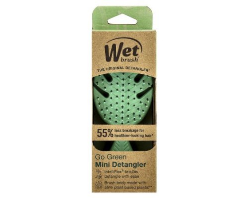 Wet Brush, Go Green Mini Detangler, Green, 1 Brush Wet Brush, Go Green Mini Detangler, Green, 1 Brush