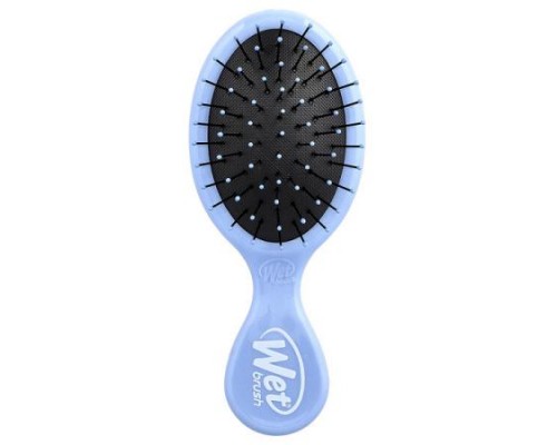 Wet Brush, Mini Detangler, For Wet or Dry Hair, Blue, 1 Brush