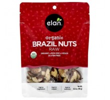 Elan, Organic Brazil Nuts, Raw , 6.5 oz (185 g)