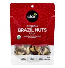 Elan, Organic Brazil Nuts, Raw , 6.5 oz (185 g)
