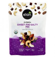 Elan, Organic Sweet and Salty Mix With Dark Chocolate, 5.3 oz (150 g)