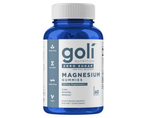 Goli Nutrition, Magnesium Gummies, 60 Gummies Goli Nutrition, Magnesium Gummies, 60 Gummies