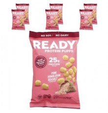 Ready, Protein Puffs, Pink Himalayan Sea Salt, 6 Bags, 3.1 oz (88 g) Each