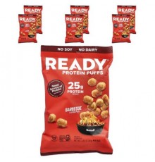 Ready, Protein Puffs, Barbecue, 6 Bags, 2.82 oz (80 g) Each