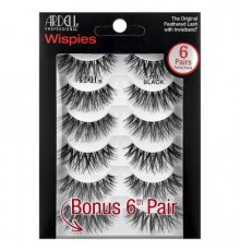 Ardell, Eyelashes, Wispies, 113 Black, 6 Pairs